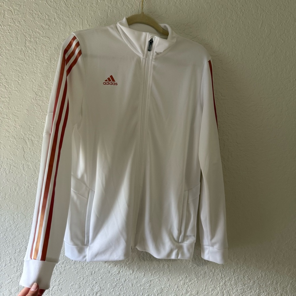 Adidas white pearl essence Tiro track jacket - Picture 2 of 6